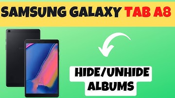 Samsung Galaxy Tab A8 How to Hide/Unhide Albums || Hide Pictures || Hide Videos