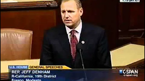 Rep. Denham Addresses the House with Updates on the Ongoing GSA Investigation - 4.25.12