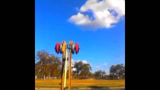 Trebuchet base ball arm test 52.5 lb first chunk 475'
