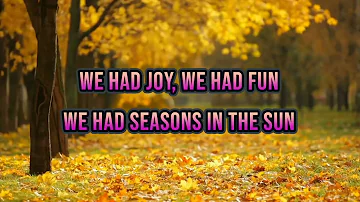 Westlife - Seasons In The Sun (Lyrics Video?