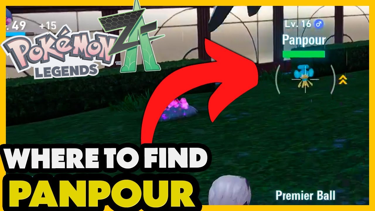 Pokémon Legends Z-A Panpour Location Guide – Catch Panpour Easily