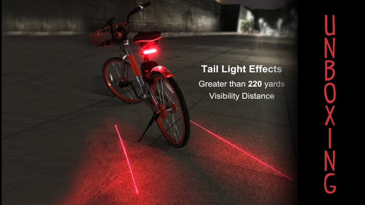 Unboxing Ampulla Rechargeable rear bike light