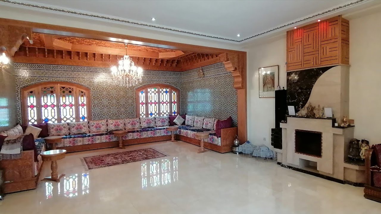 😍شاهد كيف أبدع الصانع المغربي بلمسة فاسية أصيلة فيلا رائعة للبيع بفاس طريق عين الشقف villa maroc