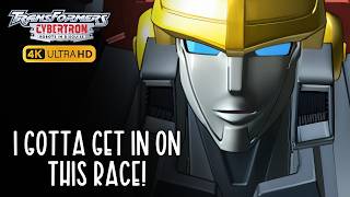 Override, Megatron and Hot Shot Races For the Planet Cup || Transformers: Cybertron