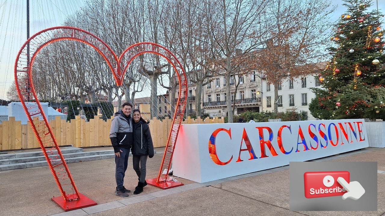 Carcassonne castelul medieval, podul vechi, bazilica si târgul de Crăciun-ghid complet #viral #fpy