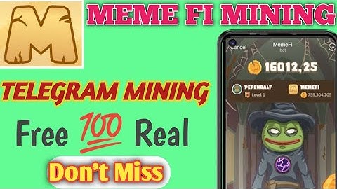 MemeFi Telegram mining | Memefi Airdrop 2024 big project | Same hot coin | Real 💯 Free | Don