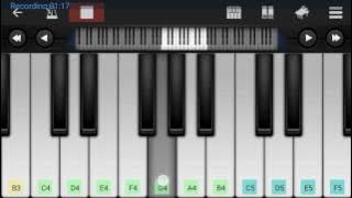 Kal Ho Na Ho Piano Tutorial | Play in Mobile   Piano notes ♫