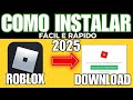 COMO INSTALAR ROBLOX EM SEU PC OU NOTEBOOK 2025