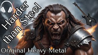 Harder Than Steel 🎸 Heavy Metal 🔥 Original Song 🤘 Made With Udio (Udio.com)