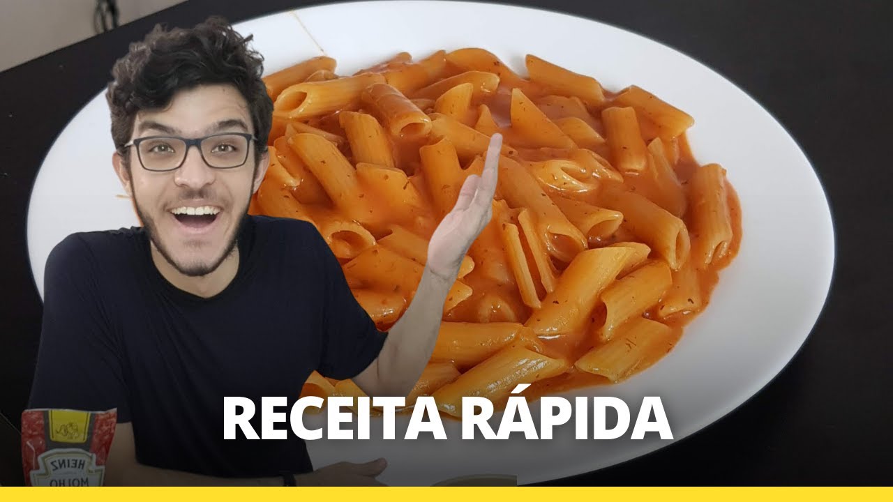 MACARRÃO CREMOSO EM 10 MINUTOS RECEITA FÁCIL E RÁPIDO
