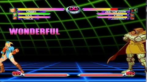 Marvel vs Capcom 2 (PS3)- Cammy FAILS at Killer Bee Assault