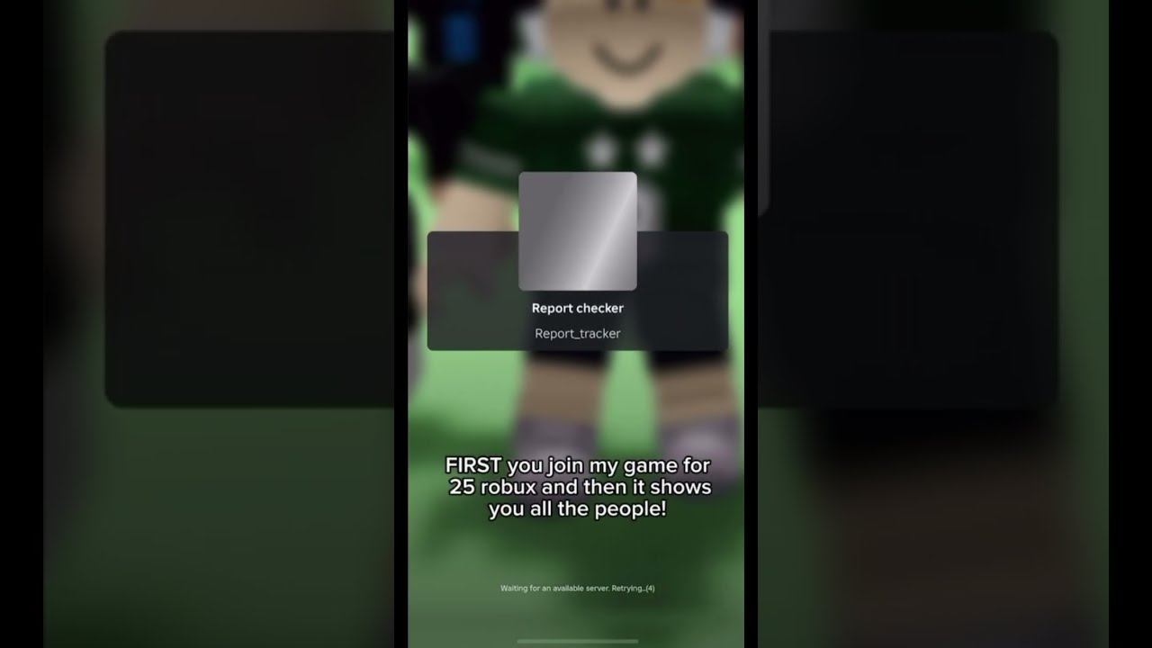 How To Check Who Reported You Roblox Fyp Robloxshorts