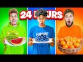 2HYPE Eating One Color Food For 24 Hours Challenge