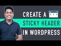 How To Create A Sticky Header In WordPress