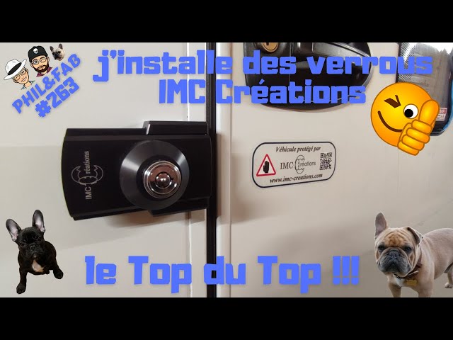 IMC-Créations Serrure universelle de porte de camping-car 1 pièce