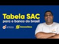 Matemática Financeira Banco do Brasil :  Tabela SAC de uma forma Rápida e Simples .