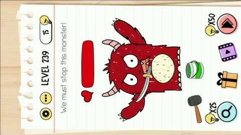 Brain Test Level 239 || We Must Stop This Monster.