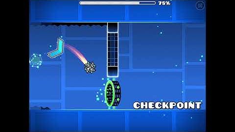 I made a checkpoint system in Geometry Dash