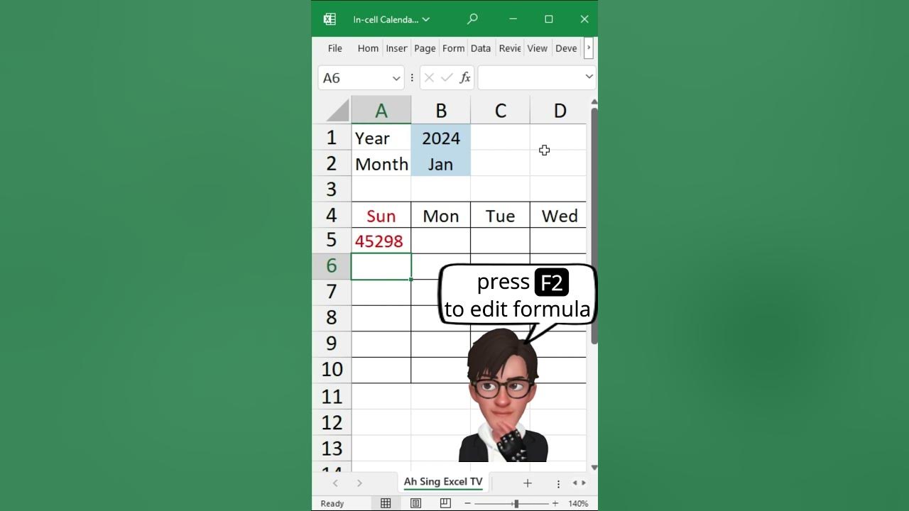 How to create dynamic calendar in Excel using dynamic array functions # ...