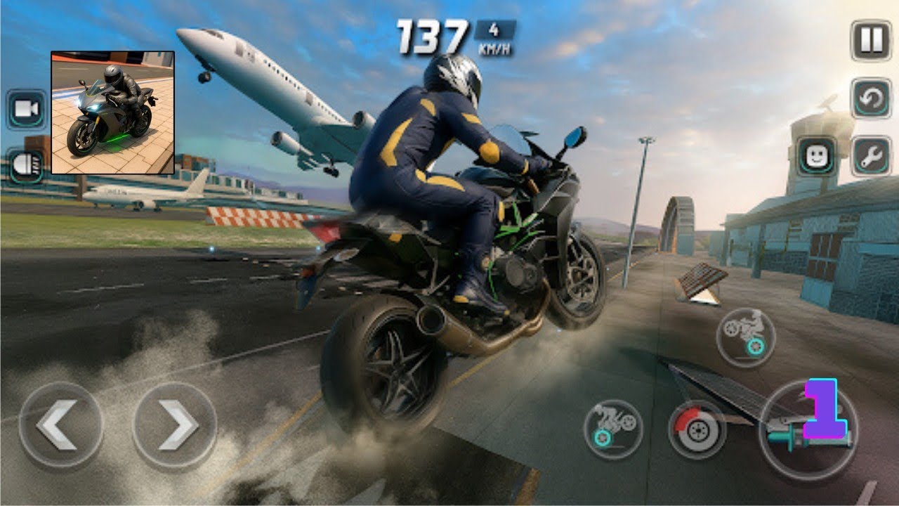 Extreme Motorcycle Simulator - Gameplay Walkthrough Part 1 (Android/iOS)