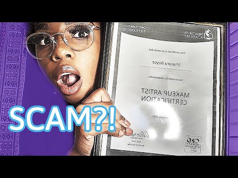 SCAM?!?. $25 MAKEUP COURSE?!. PART 1!.