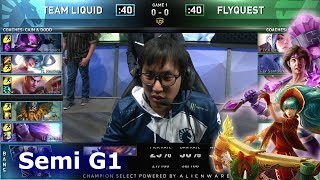 TL vs FLY - Game 1 | Semi Finals S9 LCS Spring 2019 | Team Liquid vs FlyQuest G1