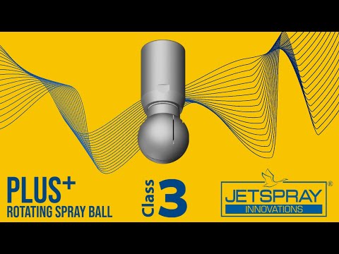 JETSPRAY® Plus+ Rotating Spray Ball | SS 316L | Process Tank Cleaning Systems | Class 3 - video from Jetspray Innovations