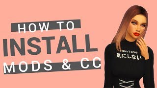 HOW TO: INSTALL MODS & CC | THE SIMS 4 | 2019 | HOW TO: INSTALL MODS & CC | THE SIMS 4 | 2019 |