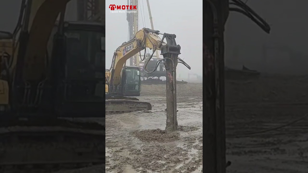 MOTEK Soil Power Mixer Working Even in the Rain 