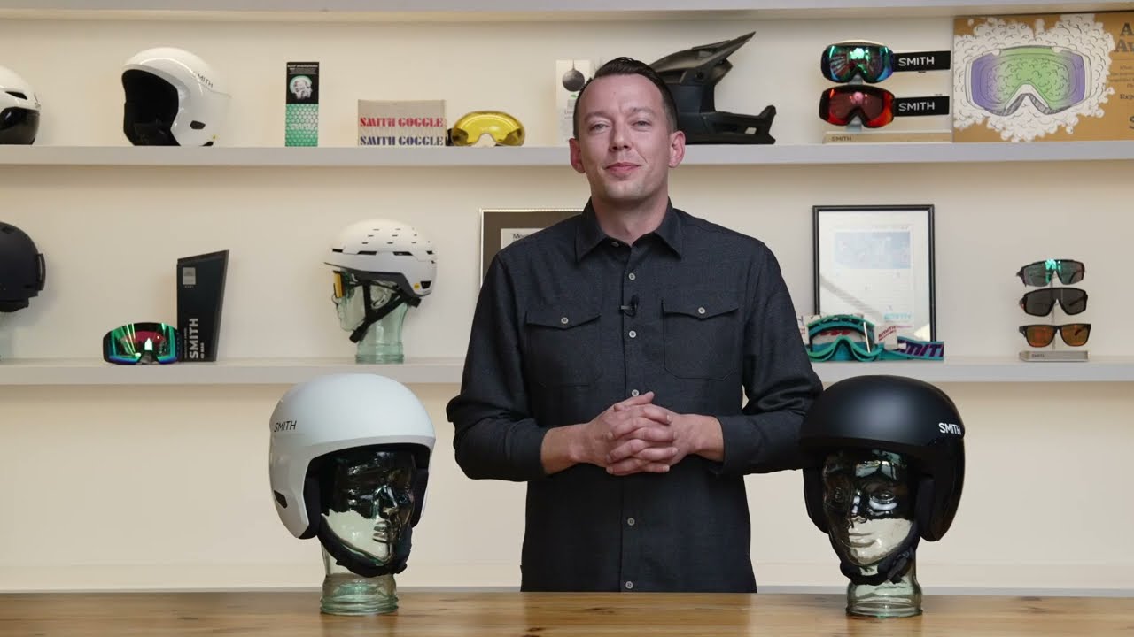 Smith Optics Icon + Icon Jr Helmet - YouTube