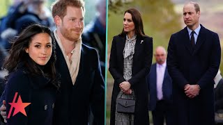 Meghan Markle & Prince Harry Found Out On TV About Kate Middleton's Cancer Diagnosis (Report)