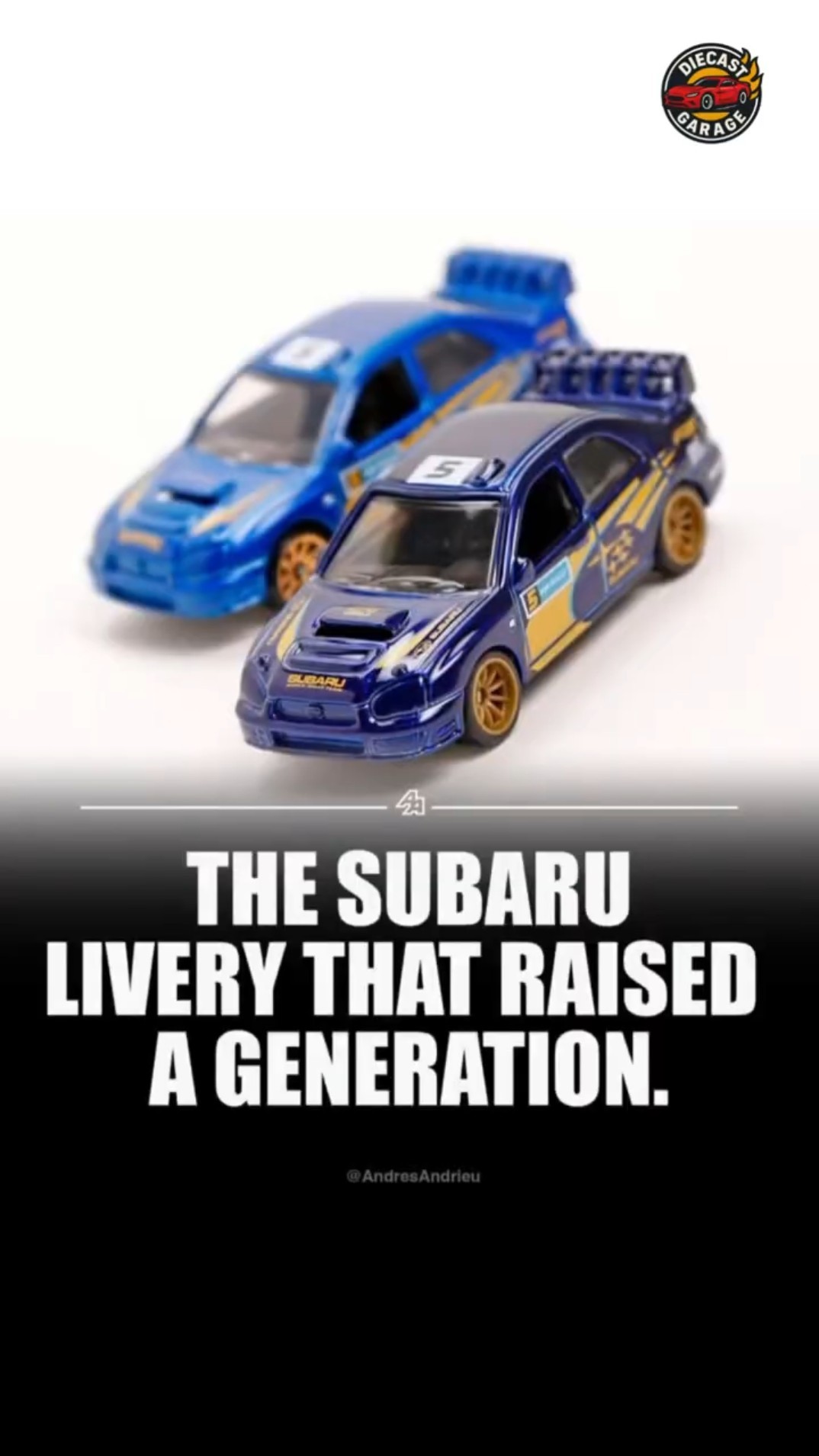 2026 Hot Wheels Subaru Impreza WRX - H Case Super Treasure Hunt Vs