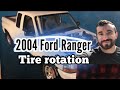 2004 Ford Ranger How to Rotate Tires (Noisy &amp; Humming)