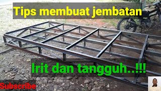 Tips membuat jembatan irit dan tangguh ala oscar channel och.