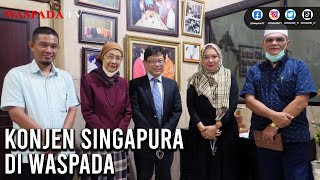 Waspada TV - Konjen Singapura Fokus Pengembangan Kerjasama Berbagai Sektor