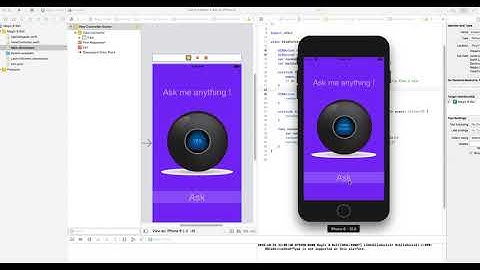 iOS Magic 8 Ball App
