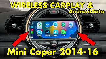 Wireless CarPlay and AndroidAuto in Mini Cooper 2014 2015 2016