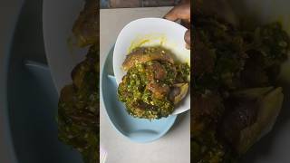 Okro soup recipe with pounded yam okrasoup africanfood shortfeed