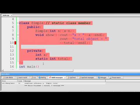 ภาษาซีพลัสพลัส CPP 144 StaticClassVariable