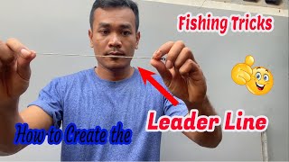 how to create a leader line/leader line in fishing /leader line fishing/leader line to snap