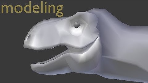 trex head/part 1 modeling