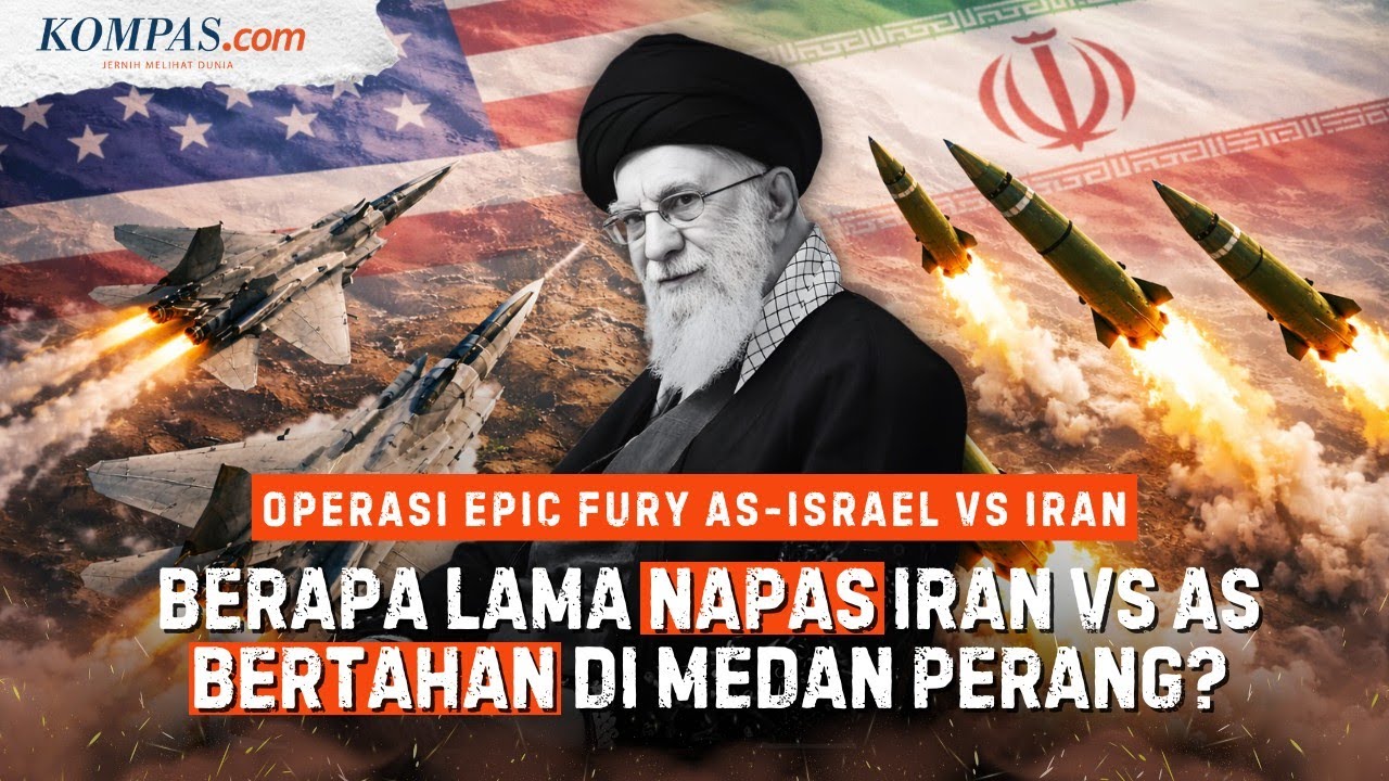 Berapa Lama Iran Vs AS-Israel Mampu Bertahan dalam Perang?