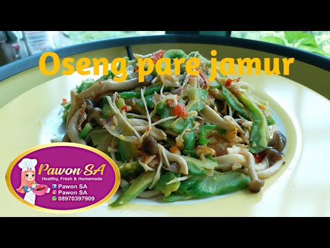 cara-memasak-oseng-pare-jamur