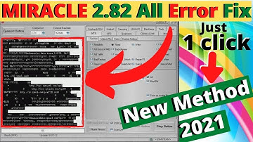 Miracle 2.82 review all error fix II Miracle 2.82 review all error fix Solution 2021 I 100% Solution