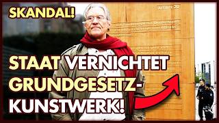 Skandal: Staat vernichtet Grundgesetz-Stele! | Ralph Boes