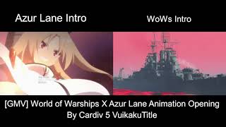 Cardiv 5 Zuikaku's Side By Side World of Warships X Azur Lane Animation Opening