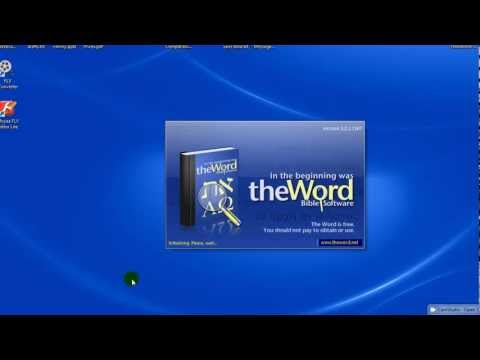 theWord - Best Free Bible Software - Tut 03 - Bible View Icons 1