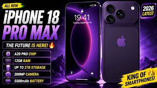 Apple iPhone 18 Pro Max First Look 🤯 Insane New Features!