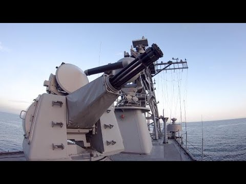 30mm Goalkeeper CIWS Live Fire