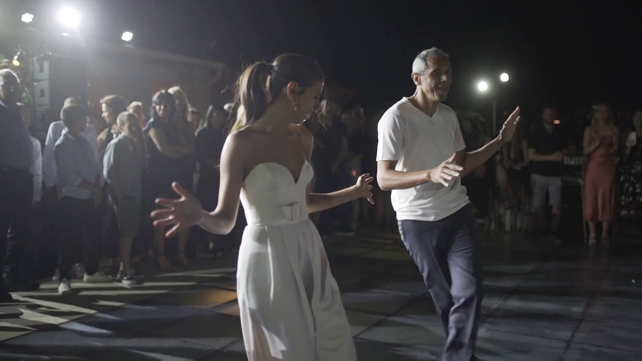 Best wedding father daughter dance surprise 0020 Gal and Shmulik  lirkod mehalev studio